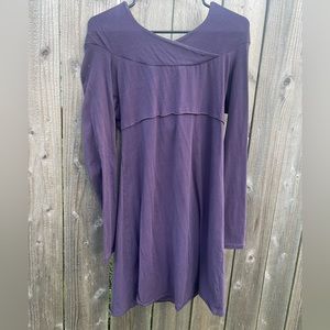 Purple hooded, tunic top by Prana